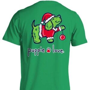 Puppie Love Grinch Christmas T-Shirt